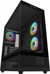AQIRYS Obudowa do komputera ANTLIA black 1