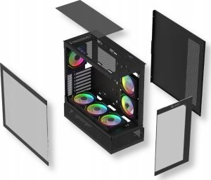 AQIRYS Obudowa do komputera ANTLIA black 6