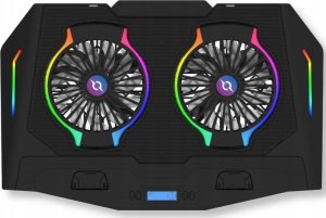 Podstawka chłodząca AQIRYS Pluto 17" czarna 4