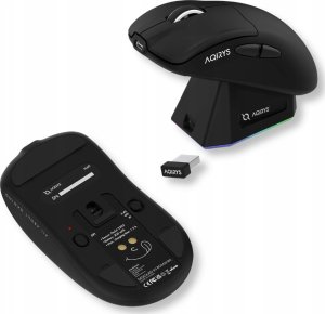 AQIRYS Myszka Dual Mode: Wirelles+Wired M60 black 6