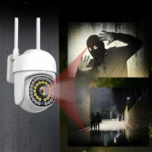 Kamera zewnętrzna WIFI Bezprzewodowa 5mpx Śledzenie APLIKACJI ZOOM MIKROFON [SIMPLY 5] 4