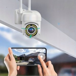 Kamera zewnętrzna WIFI Bezprzewodowa 5mpx Śledzenie APLIKACJI ZOOM MIKROFON [SIMPLY 5] 9