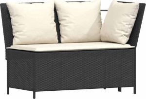 vidaXL 4-częściowy zestaw ogrodowy z poduszkami w kształcie litery L 5