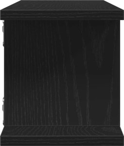 vidaXL Półki ścienne 2 szt. Dąb czarny 75x18x20 cm Drewno klejone 7
