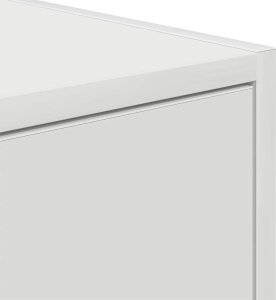 vidaXL Szafka RTV Biała 80x31x25,5 cm Drewno klejone 10