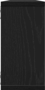 vidaXL Półki ścienne Cube 2 szt. Czarny dąb 100x15x30 cm 7