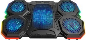 Rampage AD-RC14 X-RANGER Podstawka chłodząca pod laptop 9-17" RGB regulowana 4