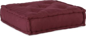 vidaXL Puf modułowy, bordowy, 70x70x36, materiał 4