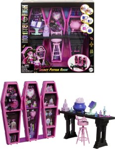 Mattel Monster High Sekretny pokój eliksirów Draculaury (JBF15) 8