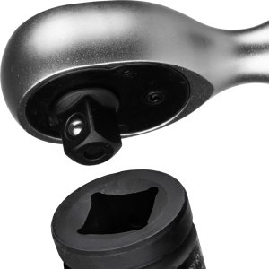 Zestaw nasadek udarowych głębokich 3/4" 14el. (6-kątnych) (17-65mm) 14