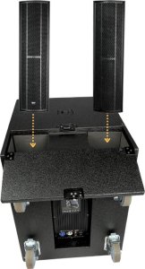 V-TONE KOLUMNY GŁOŚNIKOWE AKTYWNE SŁUPKOWY SYSTEM 760W RMS WZMACNIACZ DSP 4