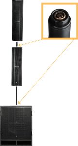 V-TONE KOLUMNY GŁOŚNIKOWE AKTYWNE SŁUPKOWY SYSTEM 760W RMS WZMACNIACZ DSP 5