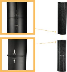 V-TONE KOLUMNY GŁOŚNIKOWE AKTYWNE SŁUPKOWY SYSTEM 760W RMS WZMACNIACZ DSP 6