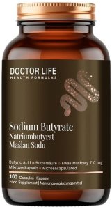 DOCTOR LIFE_Maślan Sodu 1000m suplement diety 100 kapsułek 1