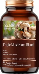 DOCTOR LIFE_Triple Mushroom Blend suplement diety 60 kapsułek 1