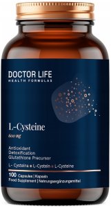 DOCTOR LIFE_L-Cysteina 600mg suplement diety 100 kapsułek 1