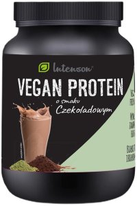 INTENSON_Vegan Protein wegańska odżywka białkowa o smaku Czekoladowym 600g 1