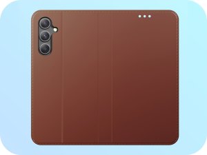 Hello Case Etui z Klapką do Samsung Galaxy S25 Plus Magnetyczne Brązowe 4