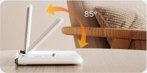 Jabees PowerGlow 4w1 Ładowarka QI na Telefon Smartwatch Słuchawki Lampa LED / Czarny 9