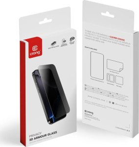 Crong Privacy 3D Armour Glass - Hartowane szkło prywatyzujące iPhone 16 Pro 6