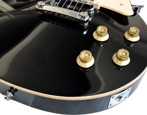 V-TONE VLP1 BK gitara elektryczna 4/4 Les Paul 39" HH czarna cutaway klucz imbusowy 10