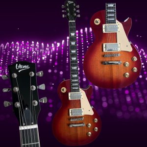 V-TONE VLP1 BS gitara elektryczna 4/4 Les Paul 39" HH Honey-Wine cutaway klucz imbusowy 3