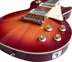 V-TONE VLP1 BS gitara elektryczna 4/4 Les Paul 39" HH Honey-Wine cutaway klucz imbusowy 8