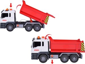 Auto Budowlane WYWROTKA Ruchomy kiper Gumowe koła Dźwięk + światło ZA5225 4