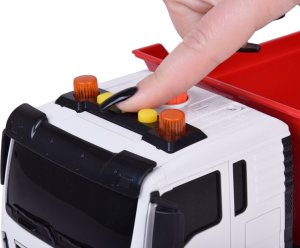 Auto Budowlane WYWROTKA Ruchomy kiper Gumowe koła Dźwięk + światło ZA5225 7