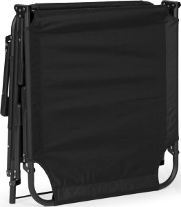 Leżak wędkarski ogrodowy leżanka składany z poduszką czarny MultiGarden 5