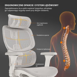 Fotel biurowy SENSE7 NOBU light gray 7