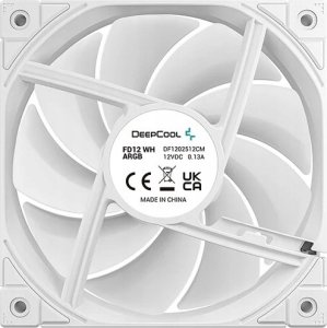Wentylator Deepcool FD12 ARGB 3-pack biały (R-FD12-WHAPN3-G) 3