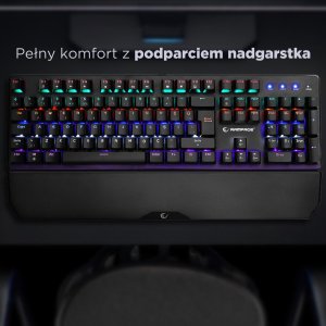 Klawiatura Rampage KB-R86 Umbra Kaicheng Blue (KB-R86BLACKBS) 11