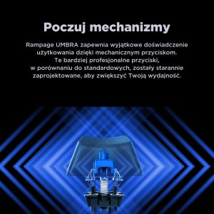 Klawiatura Rampage KB-R86 Umbra Kaicheng Blue (KB-R86BLACKBS) 12