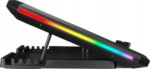 Rampage AD-RC12 GameZone Podstawka chłodząca pod laptop 5-17" RGB regulowana 4