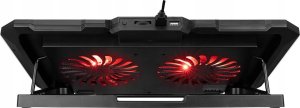 Rampage AD-RC12 GameZone Podstawka chłodząca pod laptop 5-17" RGB regulowana 5