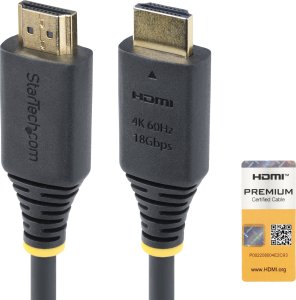 StarTech HDMI2-CABLE-4K60-3M kabel HDMI HDMI Typu A (Standard) Czarny 1