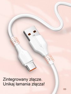 Beline Kabel 25W USB-A/USB-C 1m           czarny/black BLNCBC01 4