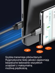 Beline Kabel 65W USB-C/USB-C 1m           biały/white BLNCWC03 5