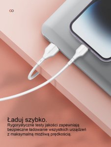 Beline Kabel 25W USB-A/Lightning 1m       czarny/black BLNCBL01 6