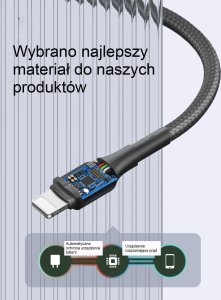 Beline Beline Kabel 25W USB-A/USB-C 2m           czarny/black BLNCBC02 6