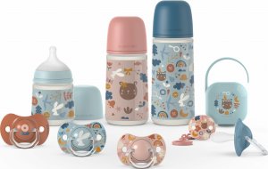 Suavinex 307019-BUTELKA 150ML/SMOCZEK FIZJOLOGICZNY SX PRO WOLNY PRZEPŁYW/NIEBIESKI/FOREST 3