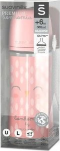 Suavinex 307837-BUTELKA 360ML/SMOCZEK FIZJOLOGICZNY SX PRO DUŻY PRZEPŁYWA/SOWA RÓŻOWA/BONHOMIA 8