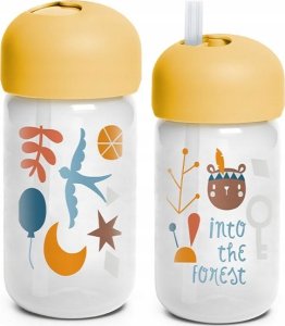 401207-BODON NIEKAPEK Z                   RURKĄ/ŻÓŁTY/340ML.SUAVINEX FOREST 3