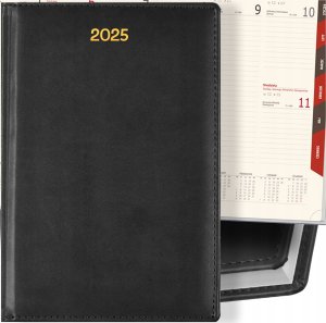 TYGODNIOWY KALENDARZ 2025 A5 NOTES PLANER TERMINARZ CZARNY 1