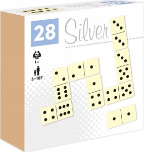 Domino kropki 28 Silver 28980 1