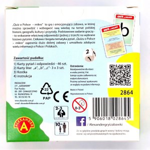 Alexander Quiz O Polsce kieszonkowa gra edukacyjna 28645 10