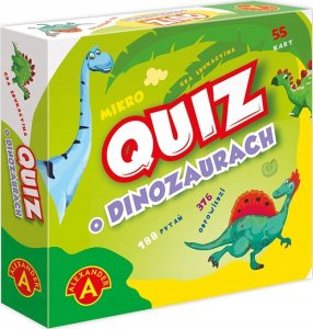 Alexander Quiz O dinozaurach kieszonkowa gra edukac.28683 2