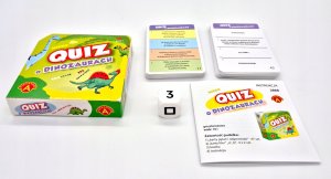 Alexander Quiz O dinozaurach kieszonkowa gra edukac.28683 4