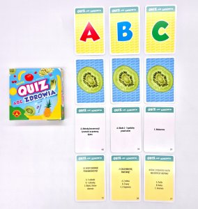 Alexander Quiz ABC Zdrowia kieszonkowa gra edukacyjna 28676 7